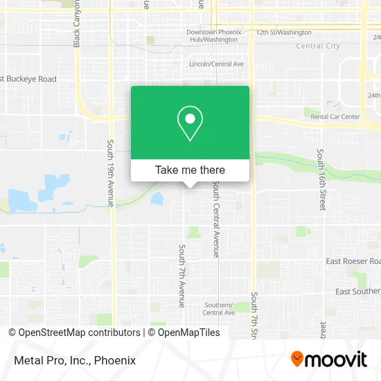 Metal Pro, Inc. map