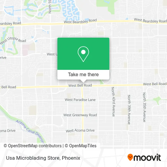 Usa Microblading Store map