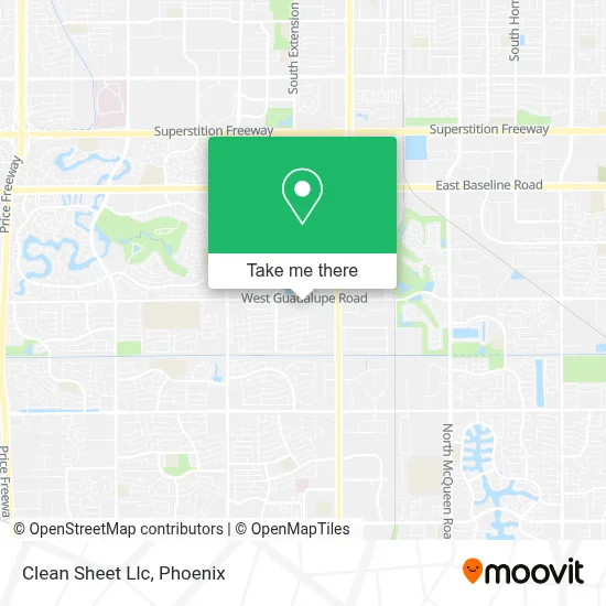 Clean Sheet Llc map