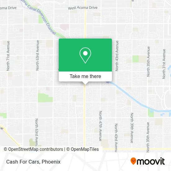 Cash For Cars map