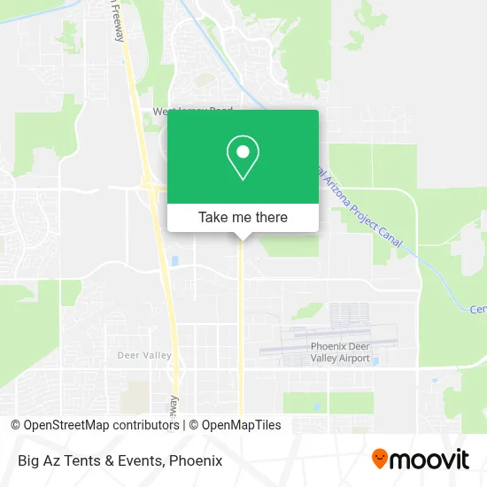 Big Az Tents & Events map