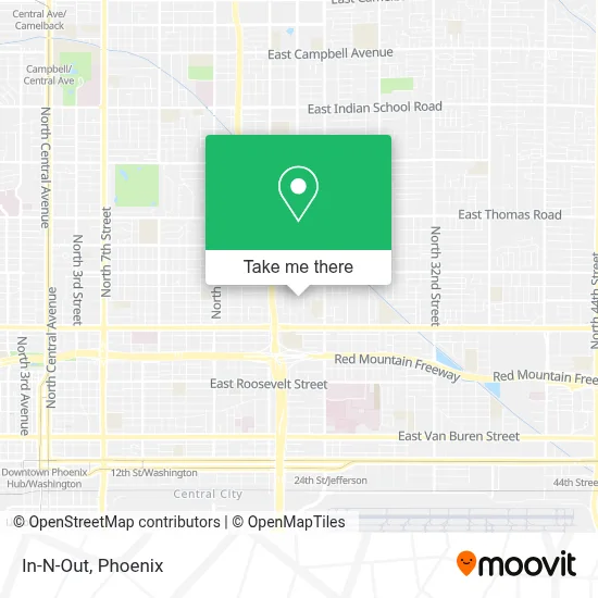 In-N-Out map