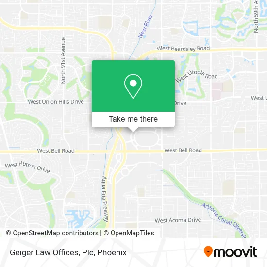 Geiger Law Offices, Plc map