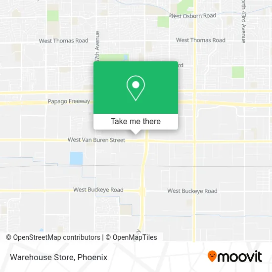 Warehouse Store map