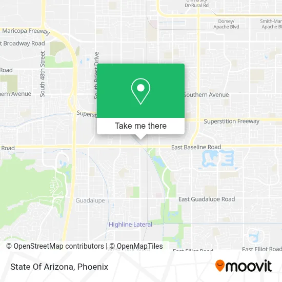 State Of Arizona map