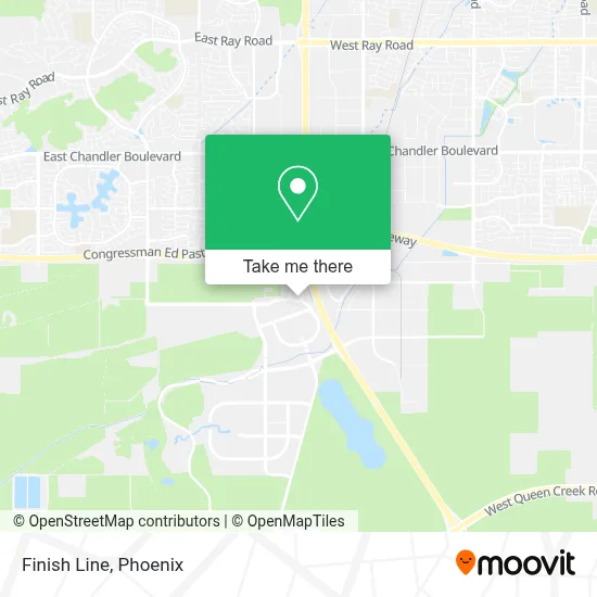 Finish Line map