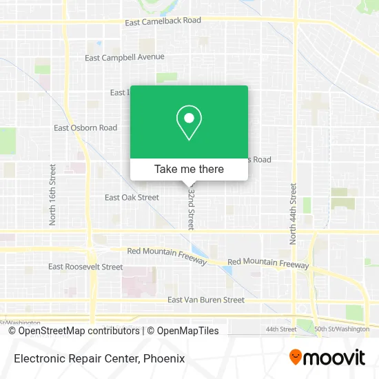 Electronic Repair Center map