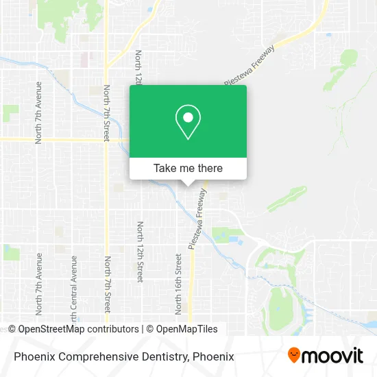 Phoenix Comprehensive Dentistry map