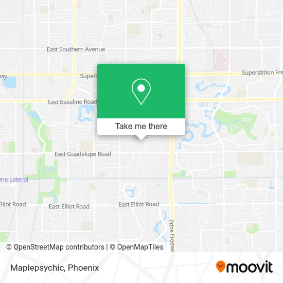Maplepsychic map