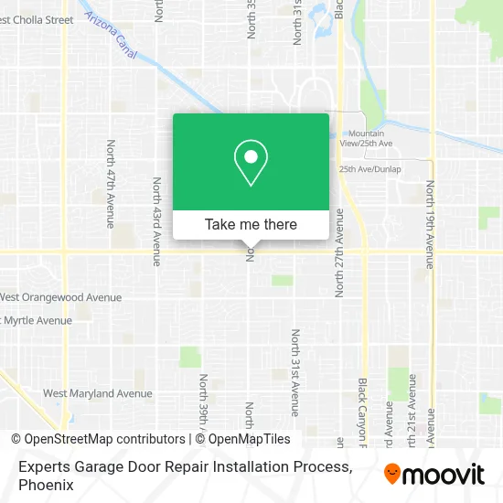 Experts Garage Door Repair Installation Process map