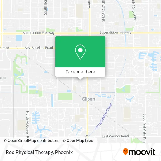 Roc Physical Therapy map