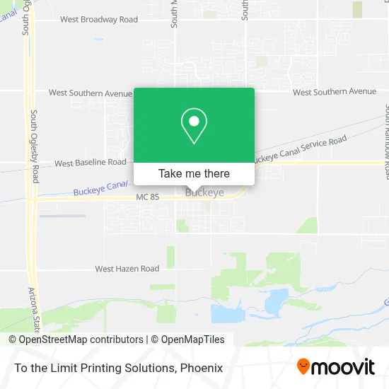 To the Limit Printing Solutions map