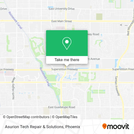 Asurion Tech Repair & Solutions map