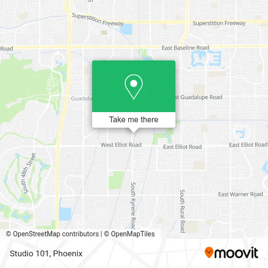 Studio 101 map