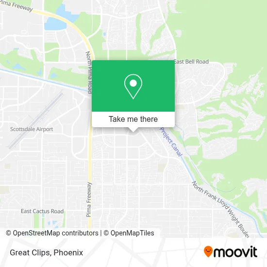 Great Clips map