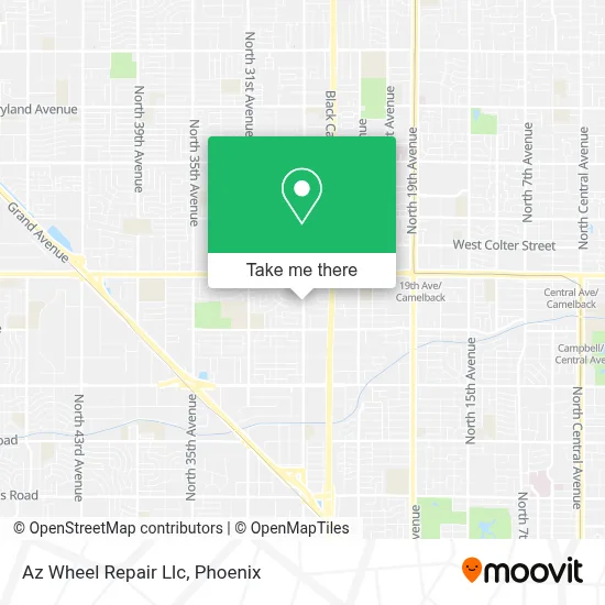Az Wheel Repair Llc map