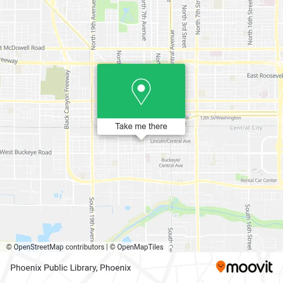 Phoenix Public Library map