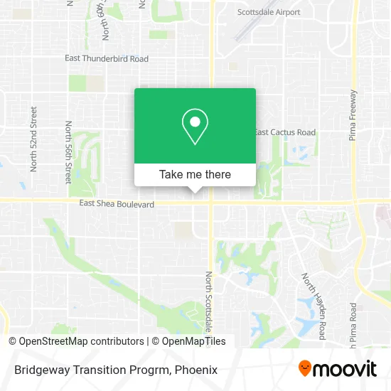 Bridgeway Transition Progrm map