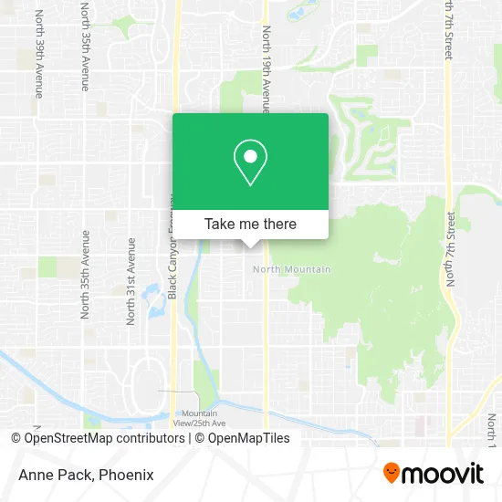Anne Pack map