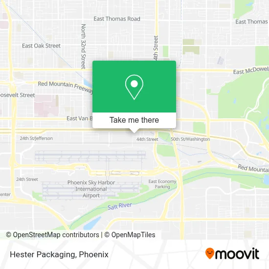 Hester Packaging map