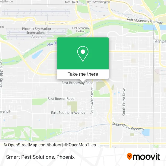 Smart Pest Solutions map