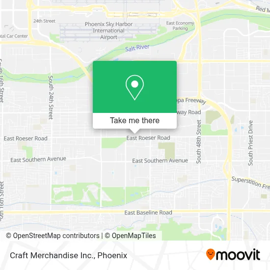 Craft Merchandise Inc. map