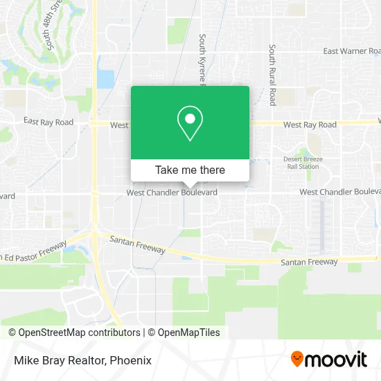 Mike Bray Realtor map