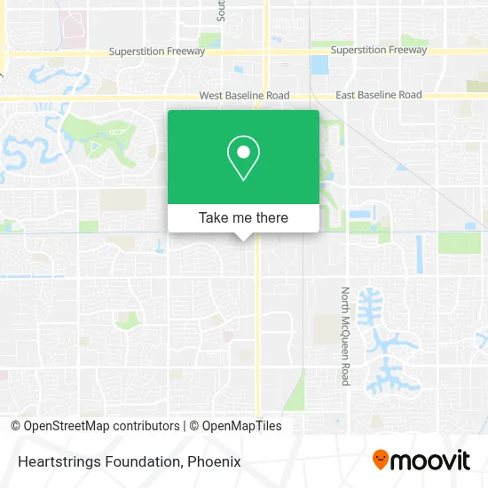 Heartstrings Foundation map