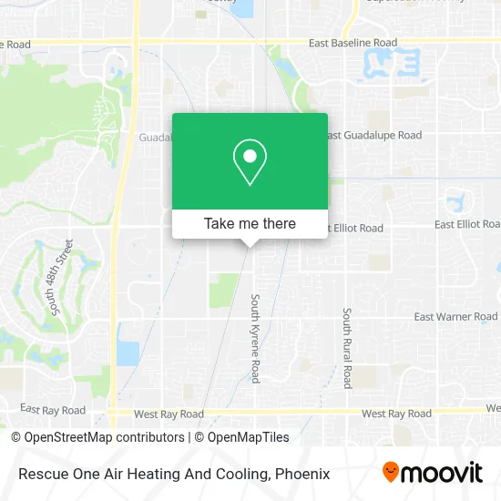 Rescue One Air Heating And Cooling map