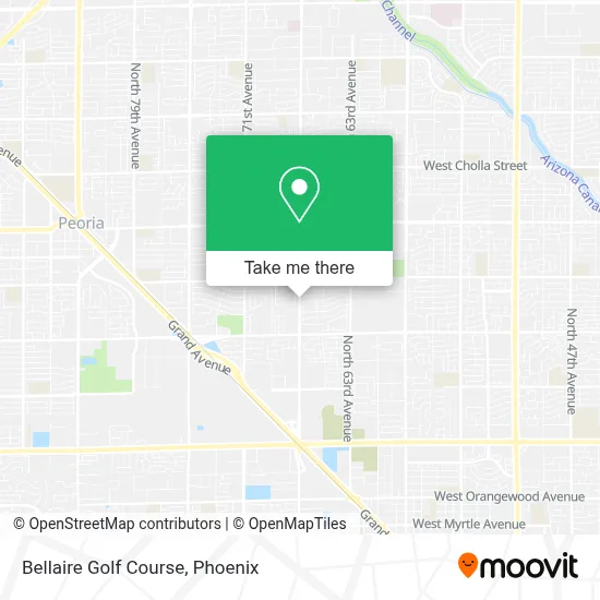 Bellaire Golf Course map