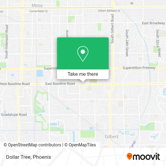 Dollar Tree map