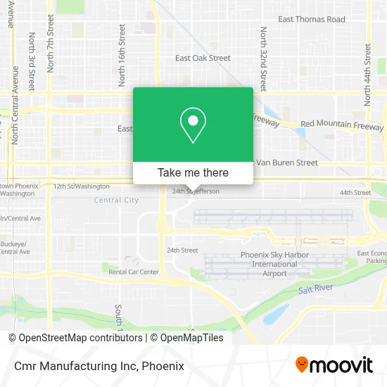 Cmr Manufacturing Inc map