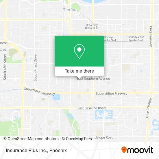 Insurance Plus Inc. map