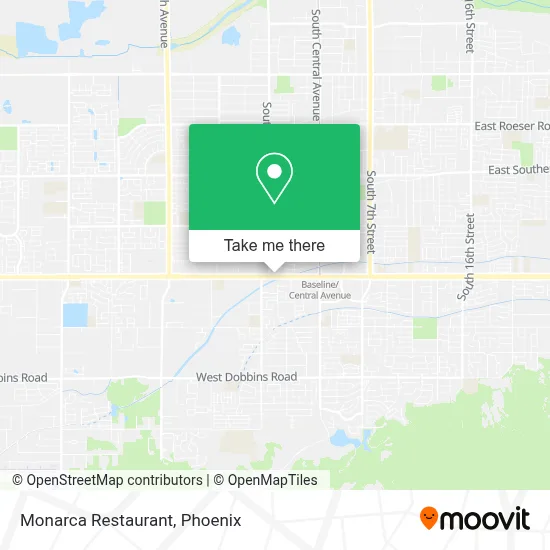 Monarca Restaurant map