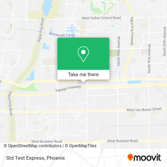 Std Test Express map