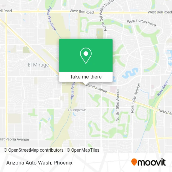 Arizona Auto Wash map