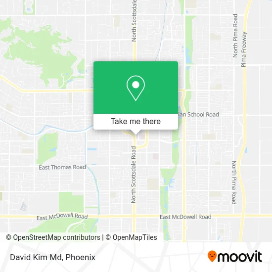 David Kim Md map