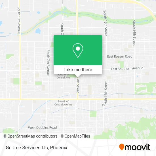 Gr Tree Services Llc map