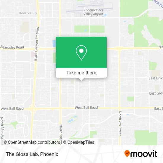 The Gloss Lab map