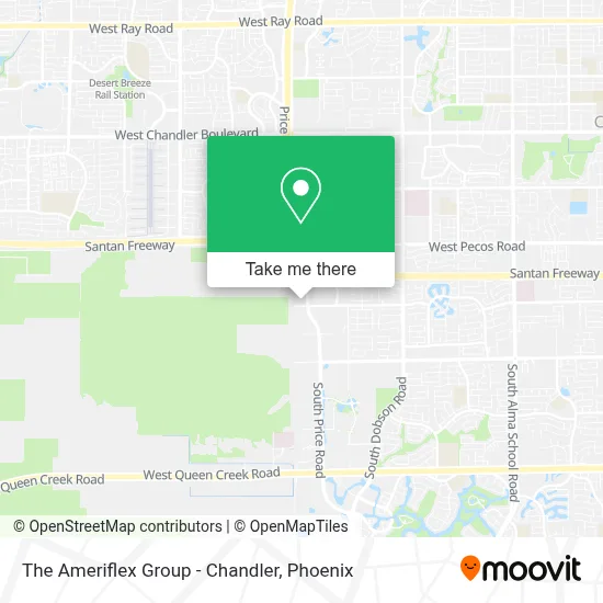 The Ameriflex Group - Chandler map
