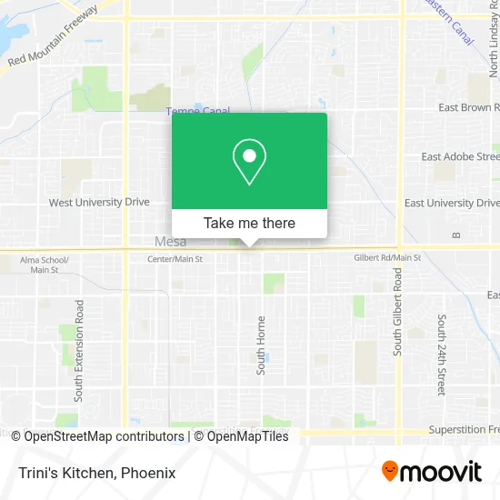 Trini's Kitchen map