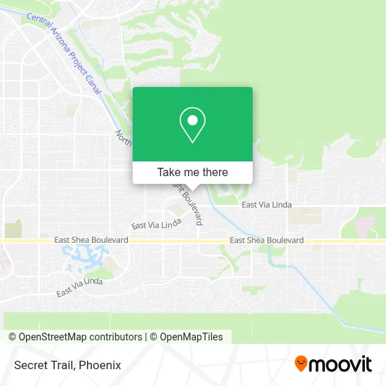 Secret Trail map