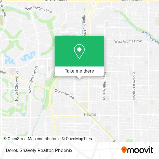 Derek Snavely Realtor map
