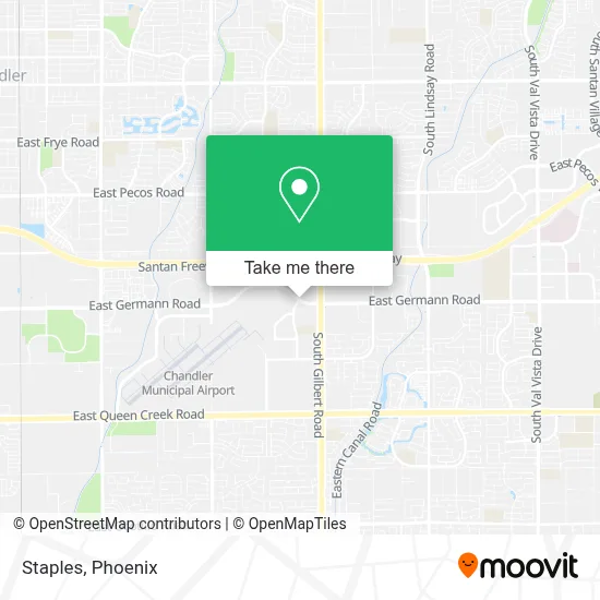 Staples map