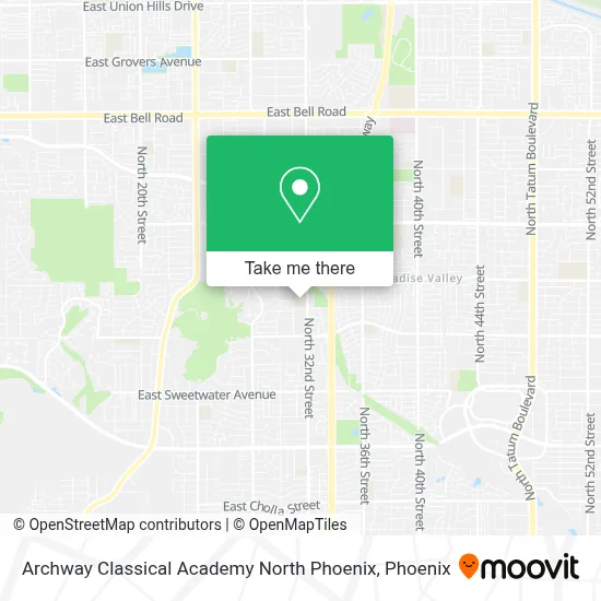 Archway Classical Academy North Phoenix map
