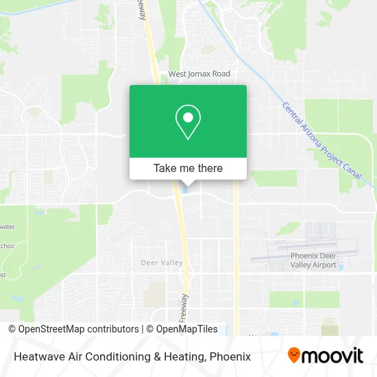 Heatwave Air Conditioning & Heating map