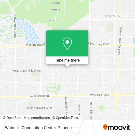 Walmart Connection Center map