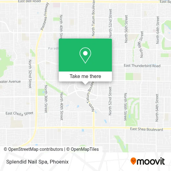 Splendid Nail Spa map