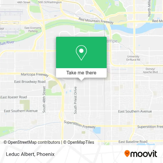 Leduc Albert map