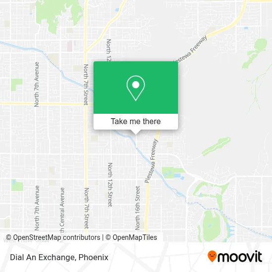 Dial An Exchange map